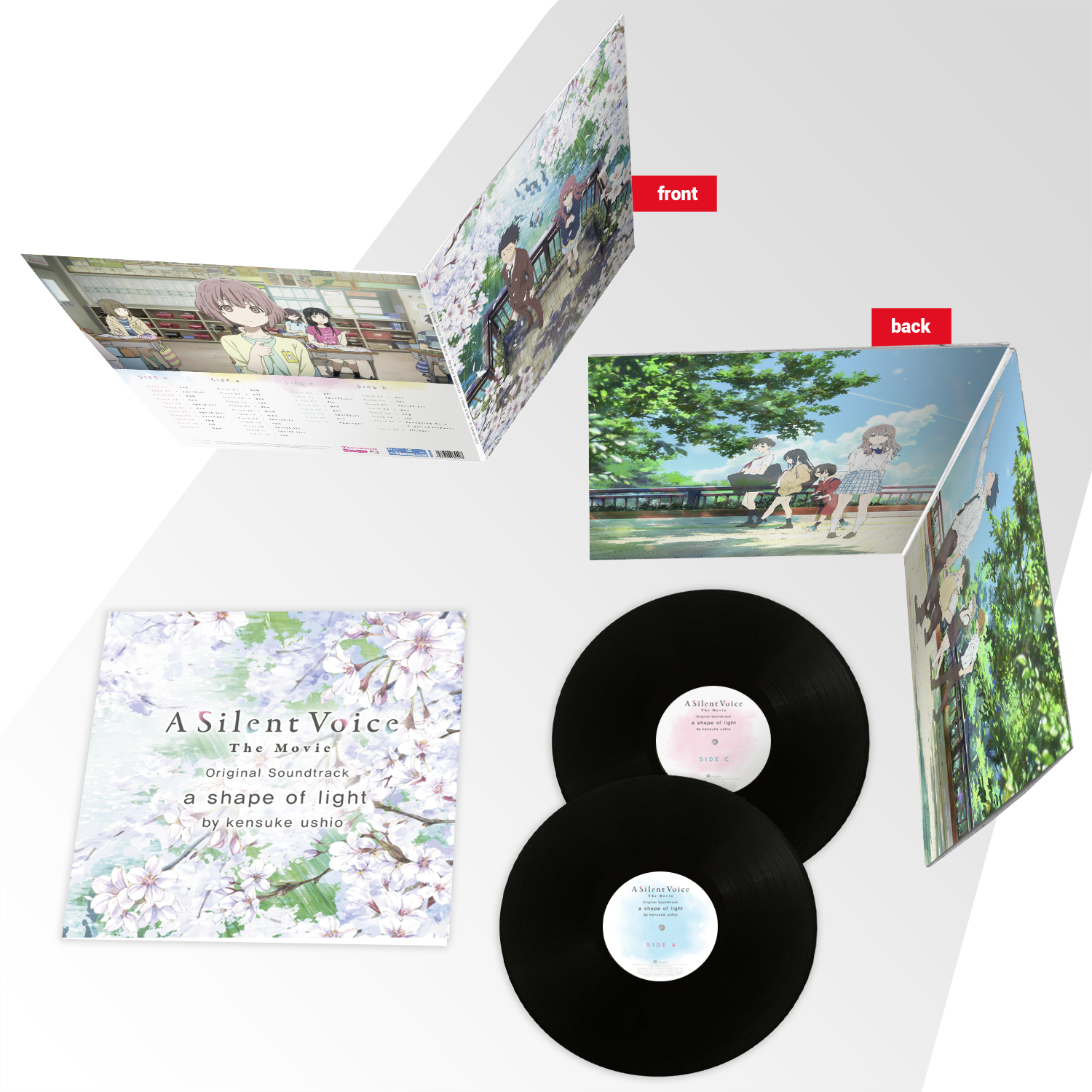 A Silent Voice soundtrack - Vinyl Limited Edition (Marble vinyl ver.) –  alltheanime