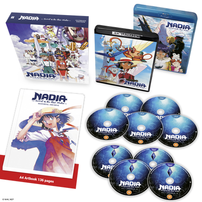 Nadia: Secret of the Blue Water Ultimate Edition 4K UHD + Blu-ray + Book