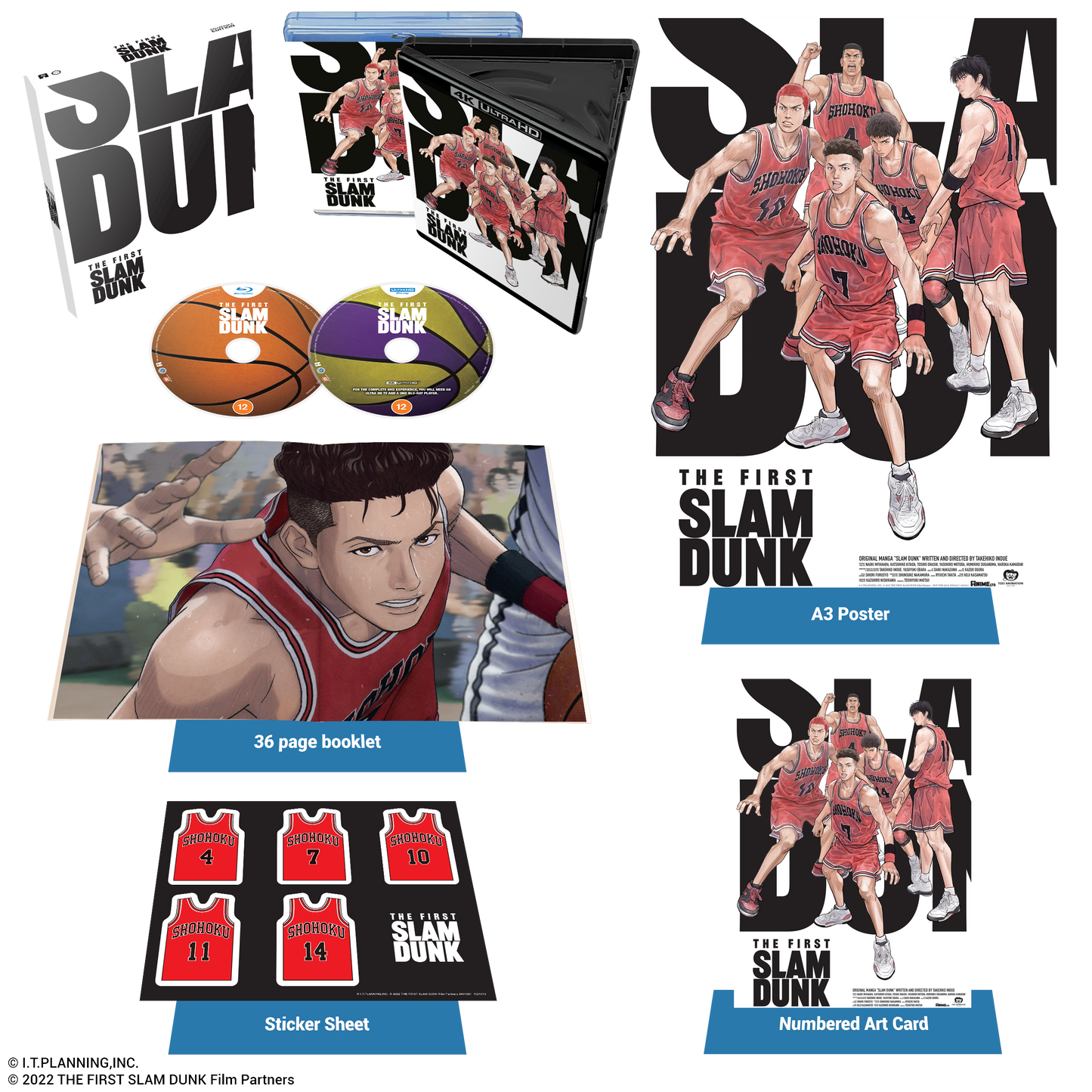 The First Slam Dunk - 4K UHD + Blu-ray Collector's Edition