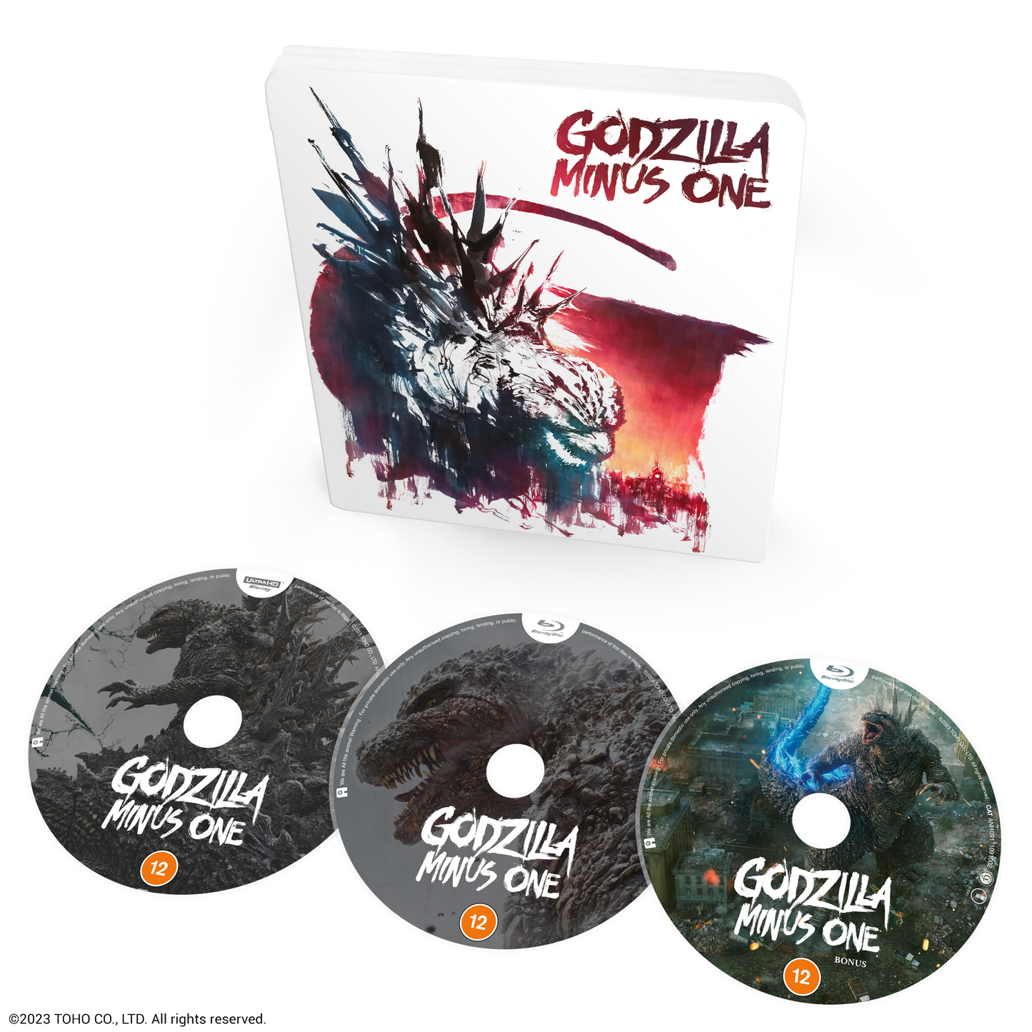 Godzilla Minus One 4K UHD + Blu-ray Steelbook