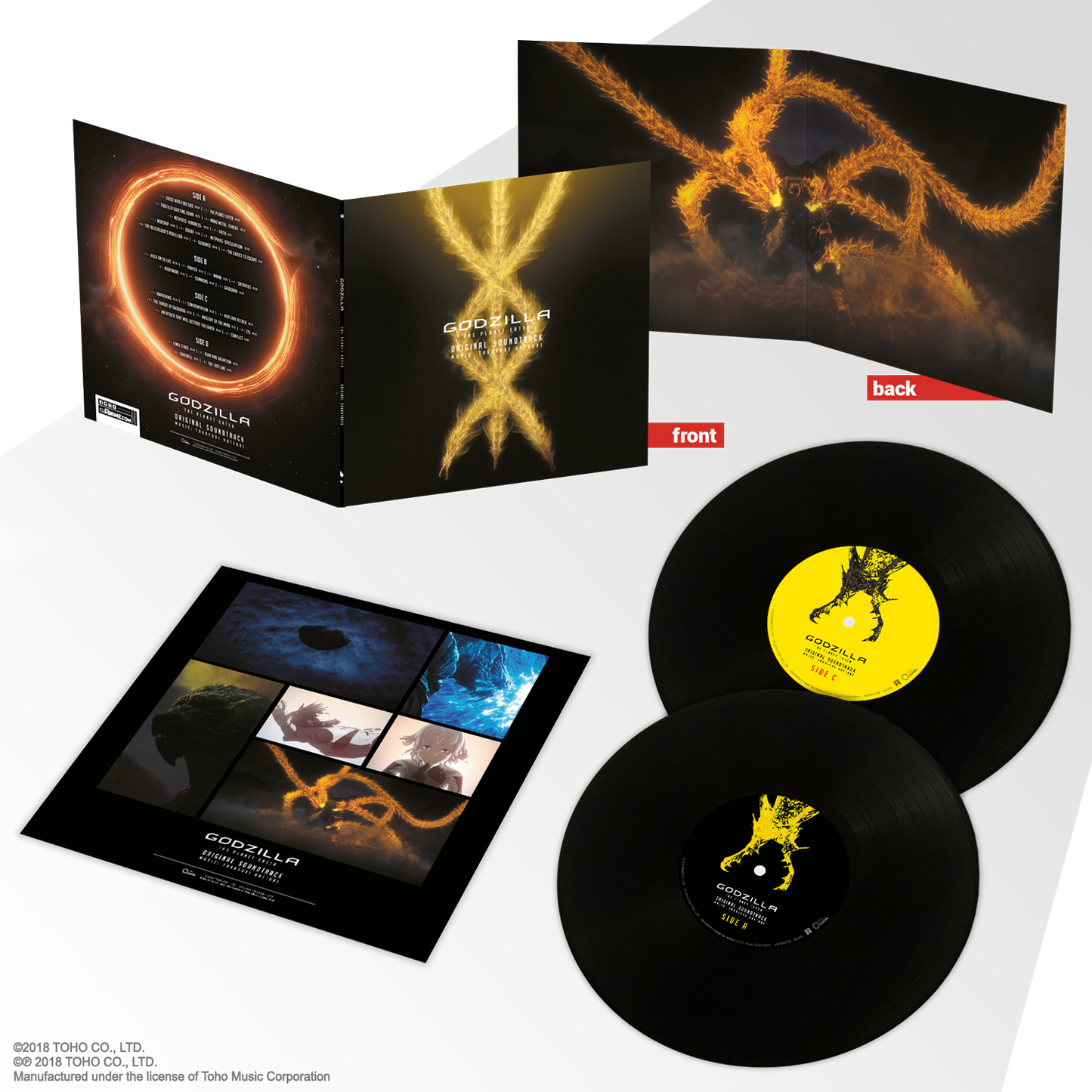 Godzilla: The Planet Eater Original Soundtrack 2x vinyl - black