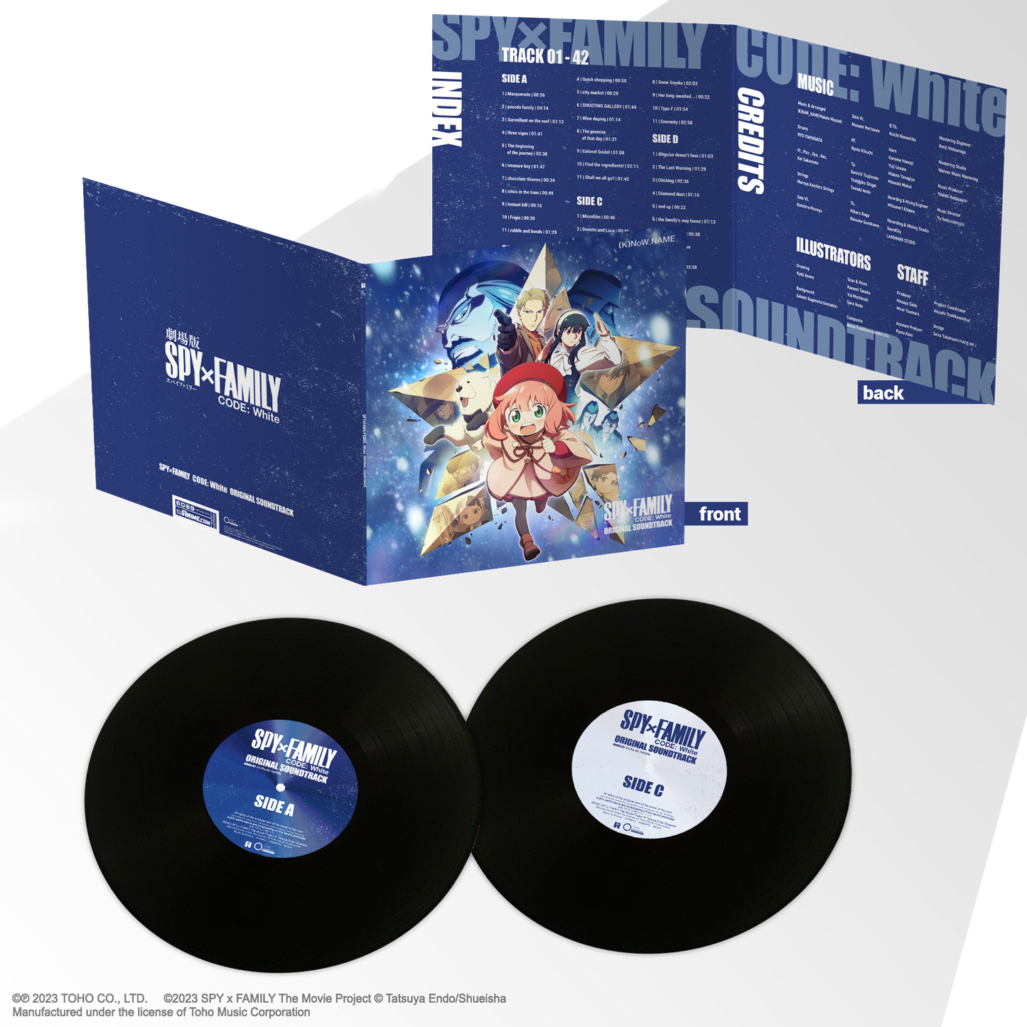 SPY x FAMILY Code: WHITE Original Soundtrack vinyl