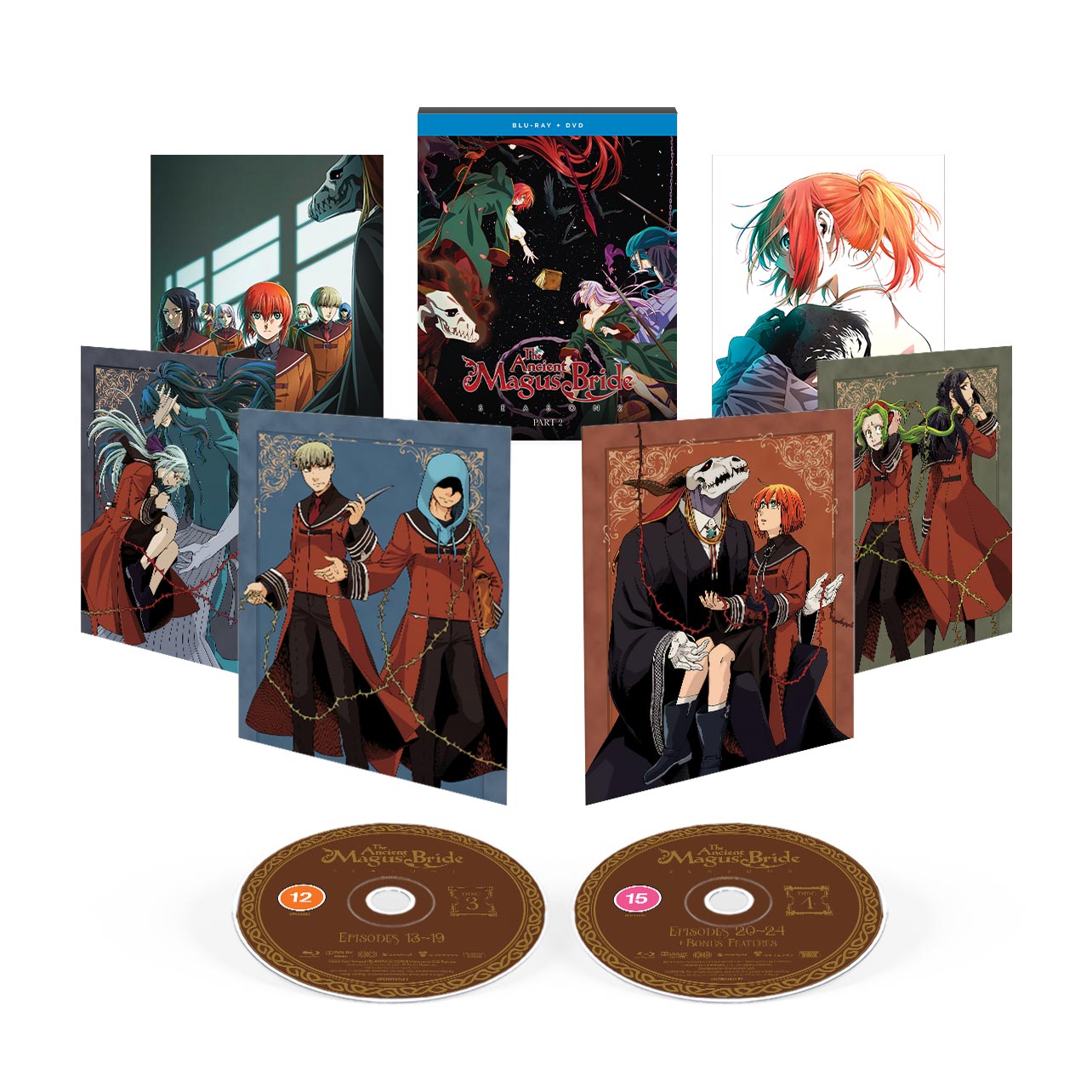 The Ancient Magus 2024 Bride Part 2 (Blu-ray/DVD, 2018, 4-Disc) New & Sealed