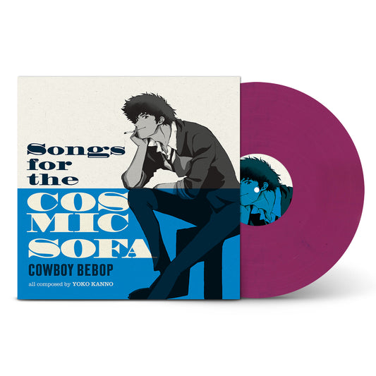 COWBOY BEBOP: Songs for the Cosmic Sofa - 12"  pink and dark blue marbled vinyl LP