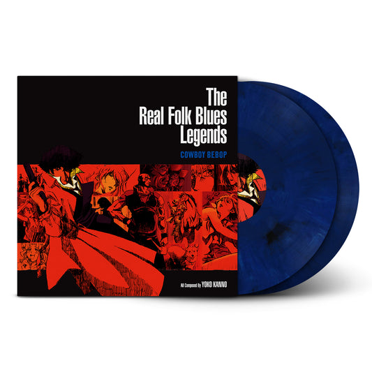 COWBOY BEBOP: The Real Folk Blues Legends - 2x 12" dark blue marbled vinyl LP