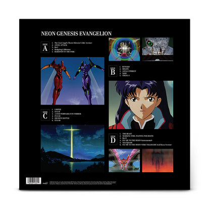 Neon Genesis Evangelion Original Series Soundtrack - 2 x 12"  blue & black marbled vinyl LP