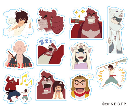 The Boy and the Beast sticker set