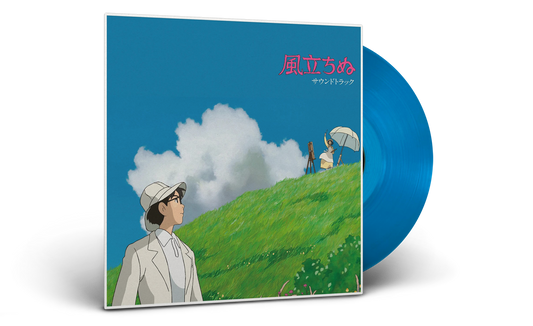 The Wind Rises vinyl soundtrack (Clear Sky Blue vinyl variant)