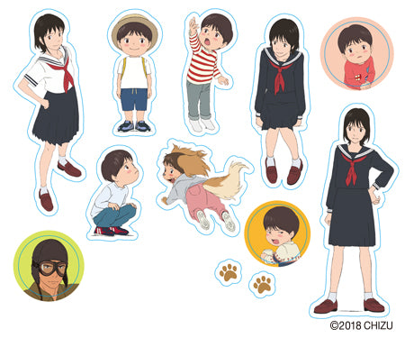 Mirai sticker set