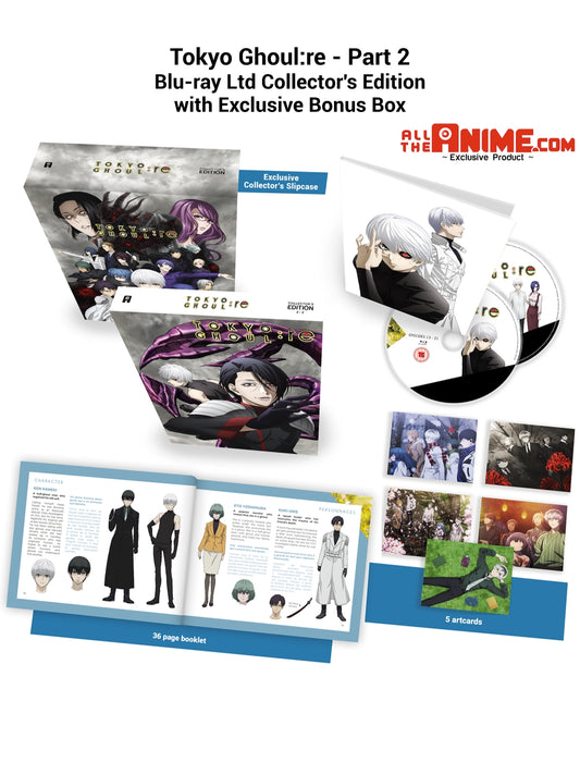 Tokyo Ghoul:re Part 2 - Blu-ray Collector's Edition w/ Exclusive Bonus Box