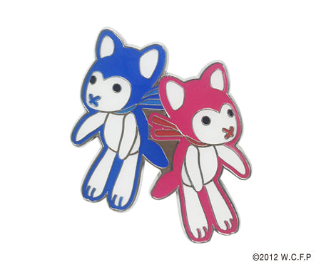 Wolf Children pin badge