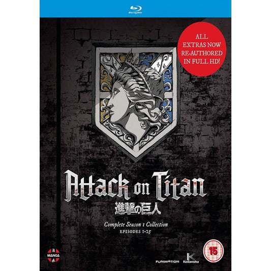 Attack on Titan Complete  Season 1 Collection - Blu-ray