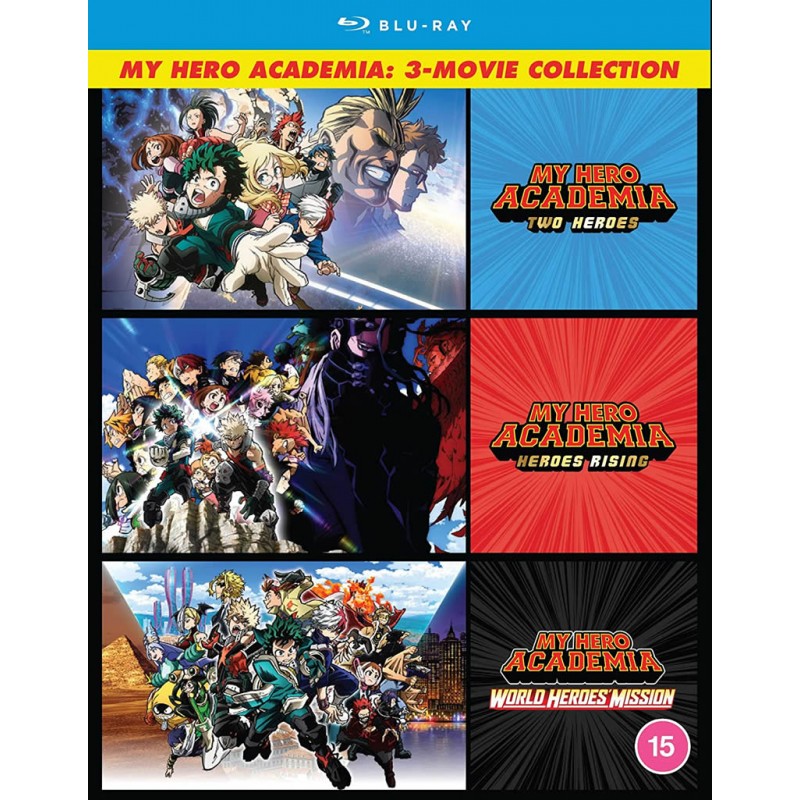 My Hero Academia: 3x Movie Collection - Blu-ray