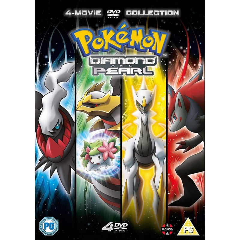 Pokémon Movies 10-13 Collection - DVD